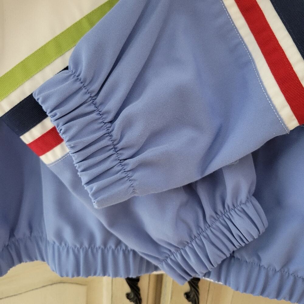 VTG Alfred Dunner Retro Striped Womens Lightweight Windbreaker Track Jacket✨️10 - Picture 8 of 16